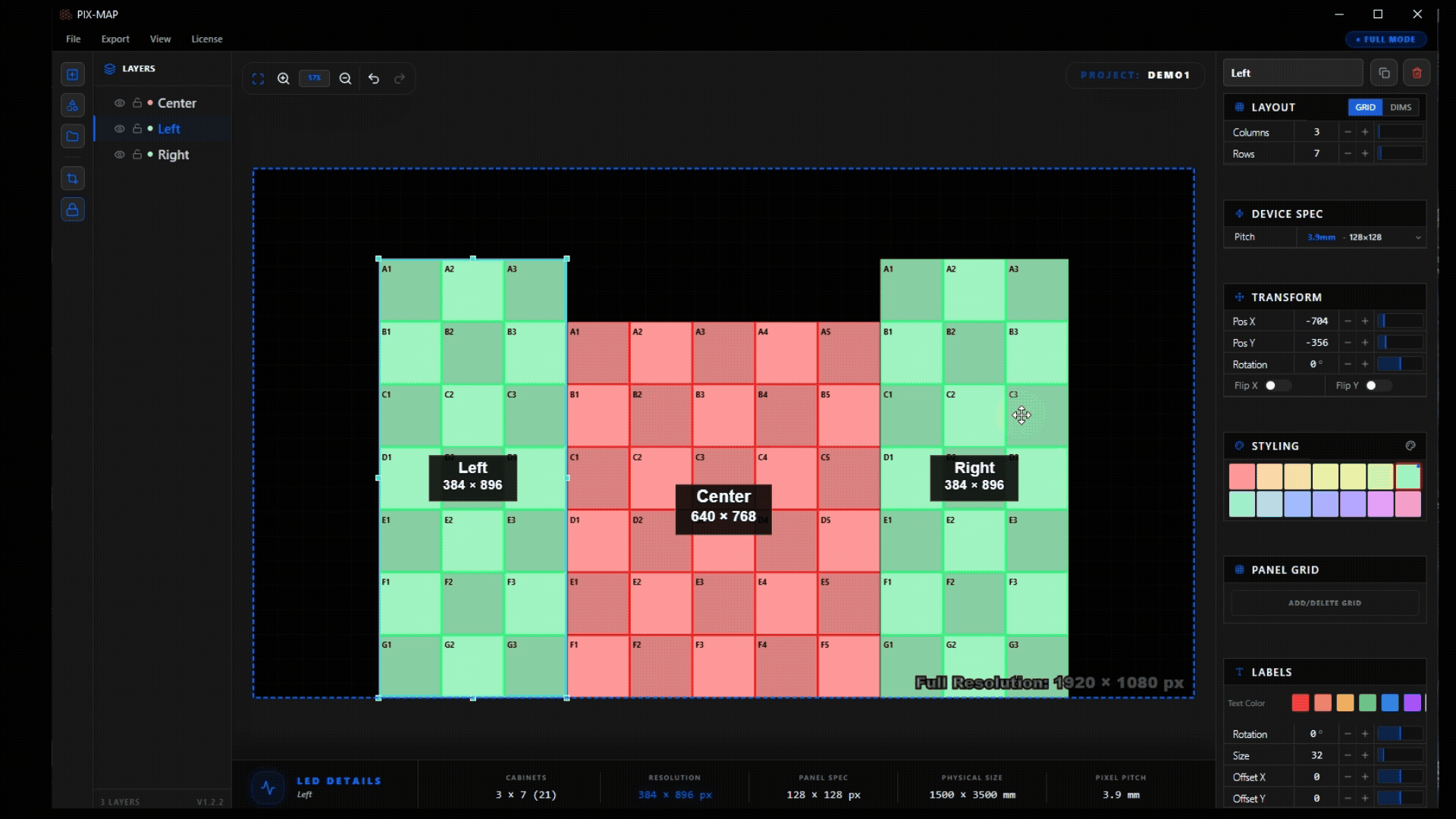 Step 9, Customizing surface labels